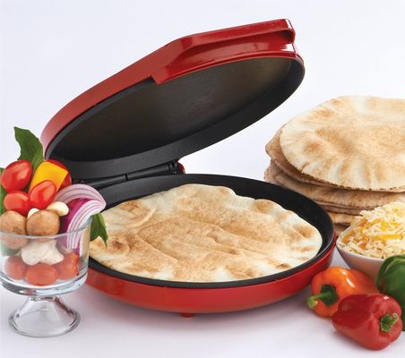 صانع البيتزا الكهربائي Anbolife 1400w صانع بيتزا مصغر متعدد الوظائف وآلة صنع البيتزا الكهربائية المحمولة