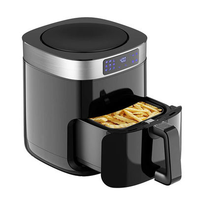 مطبخ صغير المنزل الكهربائي 8L طباخ الهواء الرقمي 1700W الطباخ الفولاذ المقاوم للصدأ منطقة سلة مزدوجة