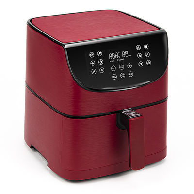 مطبخ صغير المنزل الكهربائي 8L طباخ الهواء الرقمي 1700W الطباخ الفولاذ المقاوم للصدأ منطقة سلة مزدوجة