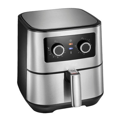 مطبخ صغير المنزل الكهربائي 8L طباخ الهواء الرقمي 1700W الطباخ الفولاذ المقاوم للصدأ منطقة سلة مزدوجة