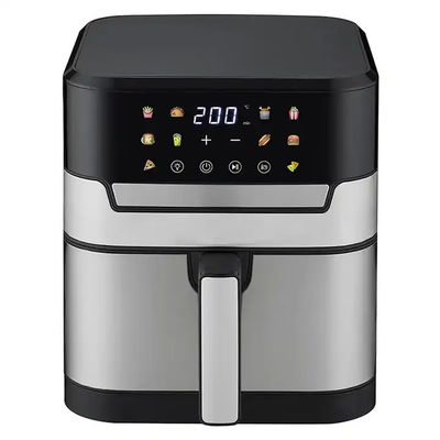 6L 7L اختيار صحي مقلي الهواء الرقمي التدفئة الذكية بسرعة الفولاذ المقاوم للصدأ خالية من الزيت الكهربائية