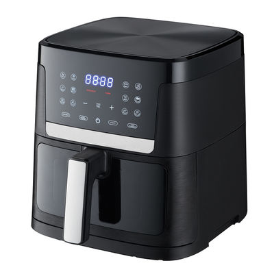6L 7L طباخ الهواء الرقمي 220v الكهربائية الذكية كبيرة كبيرة سعة الفرن الفولاذ المقاوم للصدأ
