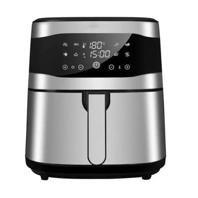 التحكم الرقمي من Anbolife 1800w 8L سعة فرن طهي الهواء مع عرض القائمة LCD