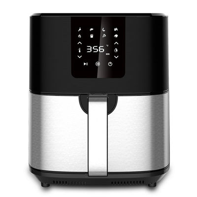التحكم الرقمي من Anbolife 1800w 8L سعة فرن طهي الهواء مع عرض القائمة LCD