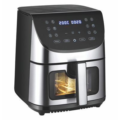 المقلاة الرقمية الذكية العميقة 6.5L 7L النافذة المرئية الجديدة فريدورا دي اير الكهربائية مع الواي فاي