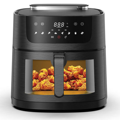 المقلاة الرقمية الذكية العميقة 6.5L 7L النافذة المرئية الجديدة فريدورا دي اير الكهربائية مع الواي فاي