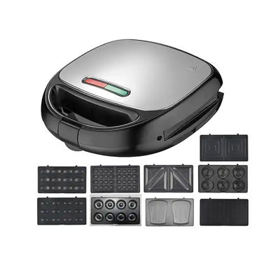 4 3 في 1 صانعي شطائر الفطائر الصغيرة محمص الإفطار 850W