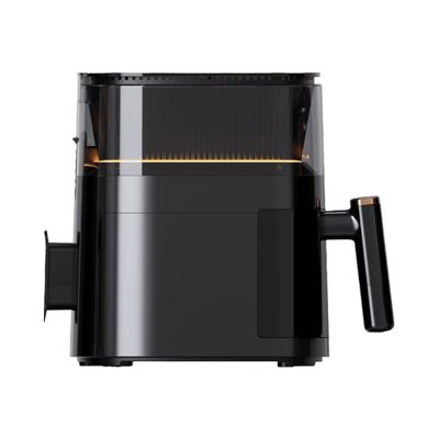 5L الفولاذ المقاوم للصدأ طباخ الهواء متعدد الوظائف فحم ذكي صغير مربع صحي استخدام منزلي كهربائي