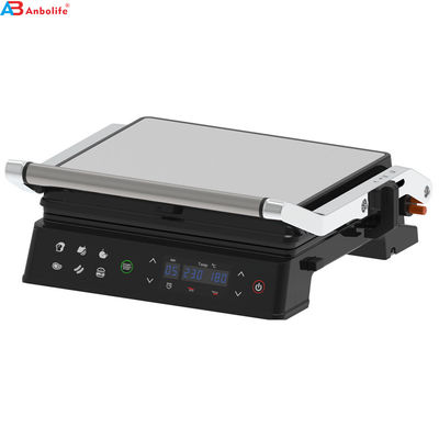 الاتصال الكهربائي BBQ الشواية غير المدخنة أداة الطبخ المنزلية قابلة للفصل 4/6 شريحة صانع بانيني