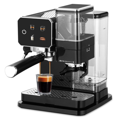 Anbolife Full Function Espresso Coffee Machines 20bar Powerful Pressure Pump Latte Cappuccino Digital Control Coffee Machine
