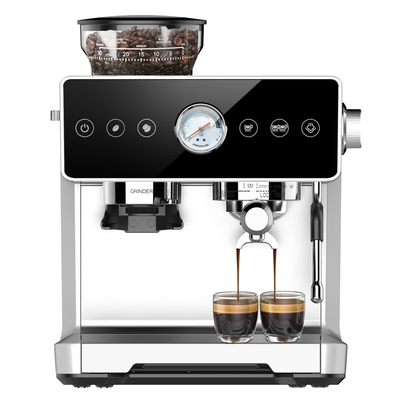 Anbo Full Function Espresso Coffee Machines 20bar Powerful Pressure Pump Latte Cappuccino Coffee Machine Cafetera De Expreso