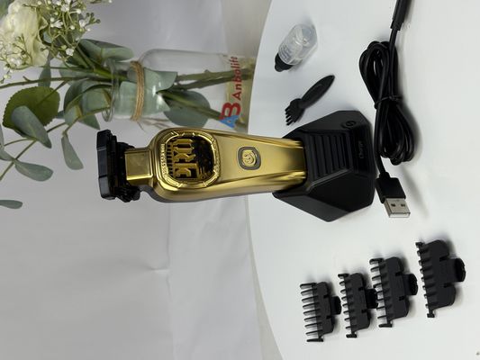 ماكينة قص شعر كهربائية عالية الدقة ببطارية 1400 مللي أمبير وضمان لمدة عام واحد لقص الشعر الاحترافي