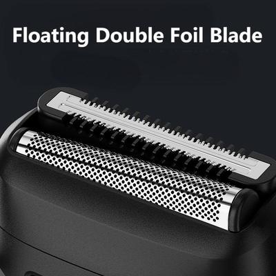 ماكينة حلاقة كهربائية صغيرة محمولة مع تصنيف IPX7 لمقاومة الماء وبطارية 350mAh لمدة 60 دقيقة من وقت التشغيل