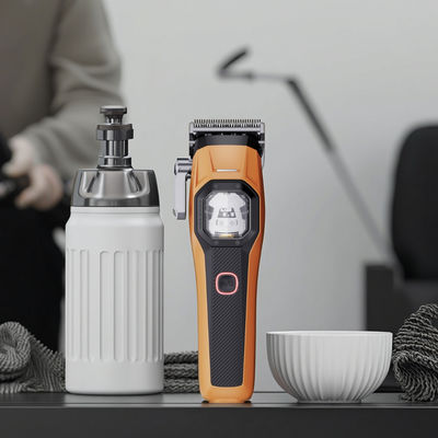 مجموعة ماكينة قص وتشذيب الشعر الاحترافية بمحرك دقيق 12000 دورة في الدقيقة، أطوال قص قابلة للتعديل، مجموعة الكل في واحد