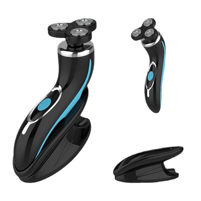 آلة حلاقة كهربائية للرجال المحمولة مع شفرة من الفولاذ المقاوم للصدأ ومقبض بلاستيكي للاستخدام في الوجه