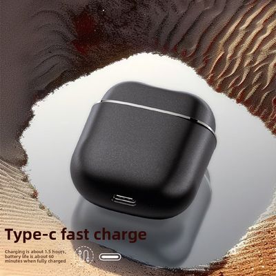 ماكينة حلاقة كهربائية صغيرة محمولة برأسين، قابلة للغسل بالكامل مع تصميم مغناطيسي عائم للرجال