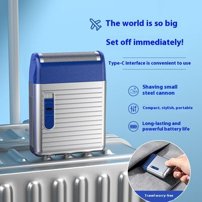 ماكينة حلاقة كهربائية صغيرة محمولة من ANBOLIFE مع 60 دقيقة وقت تشغيل وضمان لمدة سنة وشحن USB بقوة 5 واط