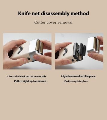 ماكينة حلاقة كهربائية قابلة لإعادة الشحن ببطارية 1200 مللي أمبير في الساعة وقطع غيار مجانية وغطاء بلاستيكي لحلاقة وجه الرجال