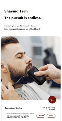 5 فولت قوة اثنين شفرة الحلاقة الكهربائية مع غطاء بلاستيكي لحلاقة جسم الرجال