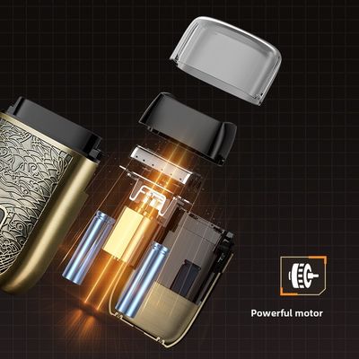 ماكينة حلاقة كهربائية احترافية للرجال ببطارية 500 مللي أمبير وشفرات من الفولاذ المقاوم للصدأ وغسيل كامل للجسم