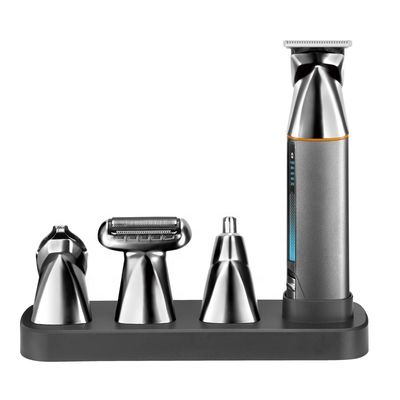 5 في 1 عدة الوظائف الكهربائية المقطعة مع 1200mAh بطارية و 1 سنة ضمان لشحن سريع و كامل الجسم قابل للغسيل قاطعة الشعر