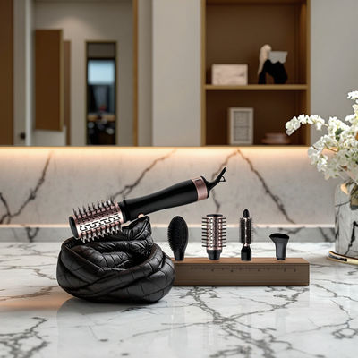 مسحة مجفف شعر طاقة 1200 واط مع 3 مستويات درجة حرارة و 220 ~ 240 فولت للتجميل السهل للشعر