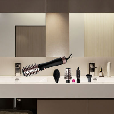 مسحة مجفف شعر طاقة 1200 واط مع 3 مستويات درجة حرارة و 220 ~ 240 فولت للتجميل السهل للشعر