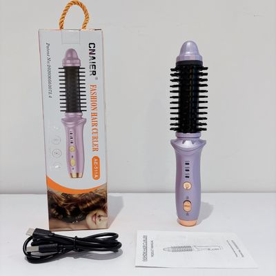 فرشاة فرد الشعر اللاسلكية القابلة لإعادة الشحن عبر USB مع قوة 73 واط ووقت شحن 1-3 ساعات لتصفيف الشعر بسهولة