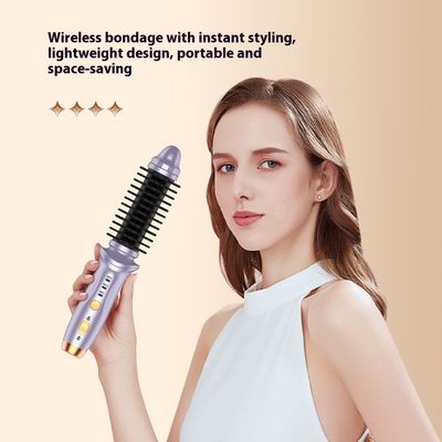 أداة تجعيد الشعر الاحترافية بثلاثة تروس للحرارة، بقوة 45 واط وجهد 110-240 فولت للاستخدام المنزلي والصالونات والسفر