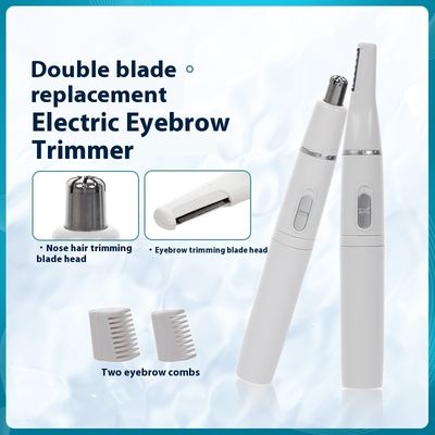 ANBOLIFE ميكانيكية محمولة كهربائية لقطع شعر الأنف مع البلاستيك الدائم للاستخدام المنزلي