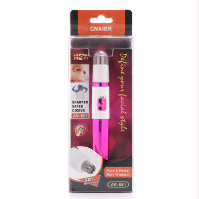 ماكينة تشذيب شعر الأنف الكهربائية من ANBOLIFE مع بطارية ليثيوم للاستخدام المنزلي بلاستيك متين أداة للعناية الشخصية