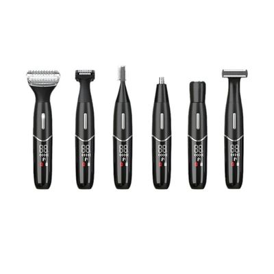 ماكينة حلاقة كهربائية قابلة لإعادة الشحن عبر USB مع بطارية 600 مللي أمبير ووقت تشغيل 90 دقيقة وشفرات من الفولاذ المقاوم للصدأ وأداة تشذيب شخصية