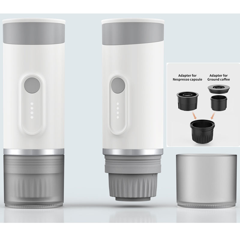 آلة صنع القهوة الإسبريسو المحمولة Anbolife BC08، 15 بار، ستانلس ستيل