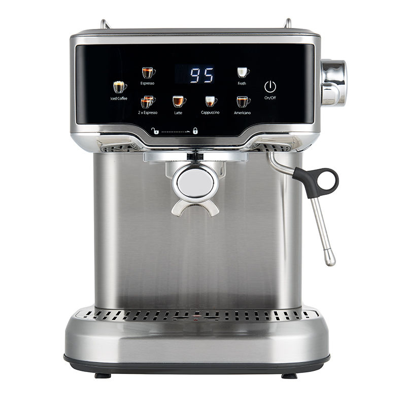 Anbolife 2026 New Stainless Steel 20 Bar 58mm Stainless Steel Funnel Semi-Automatic Expresso Coffee Machines System