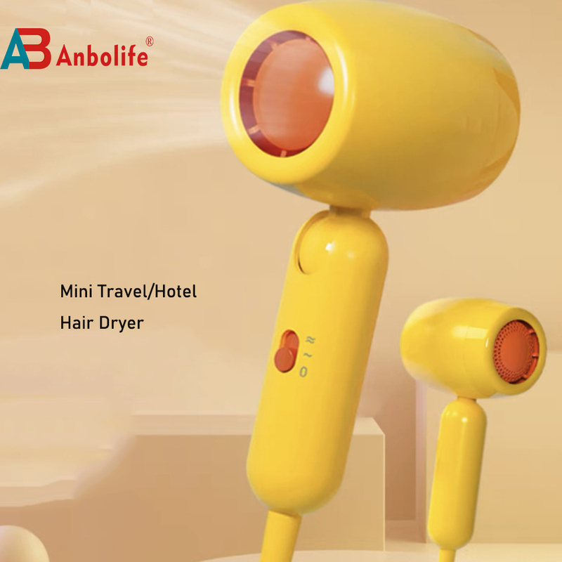 مجفف شعر 600 واط 220-240 فولت مع إعدادين للسرعة ووظيفة الأيونات للتجفيف السريع