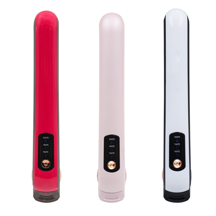 عصا تجعيد الشعر المدمجة مع نطاق درجة حرارة 160-200 درجة مئوية وضمان لمدة سنة واحدة، مكواة فرد شعر مزدوجة الغرض